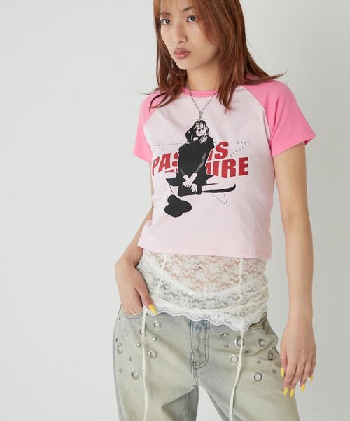 WHO'S WHO gallery（フーズフーギャラリー）の「シャーロットスターチビラグラン（Tシャツ/カットソー・レディース・オフホワイト/イエロー/ピンク・FREE）」の16枚目の写真