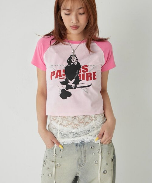 WHO'S WHO gallery（フーズフーギャラリー）の「シャーロットスターチビラグラン（Tシャツ/カットソー・レディース・オフホワイト/イエロー/ピンク・FREE）」の17枚目の写真
