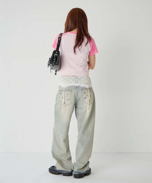 WHO'S WHO gallery（フーズフーギャラリー）の「シャーロットスターチビラグラン（Tシャツ/カットソー・レディース・オフホワイト/イエロー/ピンク・FREE）」の21枚目の写真