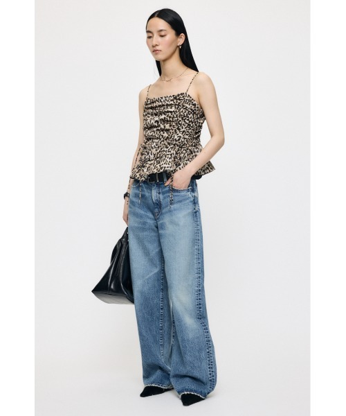 セール】MIDRISE CURVED WIDE STRAIGHT（デニムパンツ）｜MOUSSY