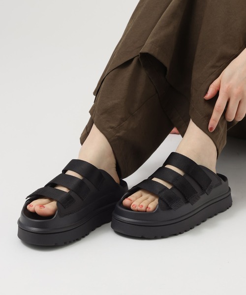 UGG W GOLDENGLOW SLIDE 厚底サンダル UGG(アグ)】GoldenGlow Slide(WOMENS)（サンダル）｜UGG（アグ）の