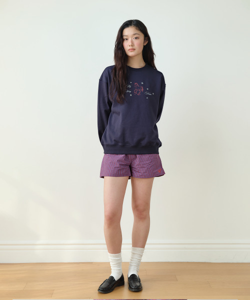 HOMEBODY THINGS（ホームバディ ティングズ）の「HBT Pony Sweatshirt (NAVY)（スウェット・レディース・その他・FREE）」の2枚目の写真