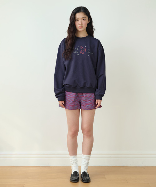 HOMEBODY THINGS（ホームバディ ティングズ）の「HBT Pony Sweatshirt (NAVY)（スウェット・レディース・その他・FREE）」の3枚目の写真