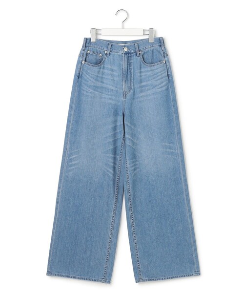 23区(ニジュウサンク)の「LIGHT DENIM ワイド パンツ(デニムパンツ・レディース・スカイブルー系・38)」の13枚目の写真