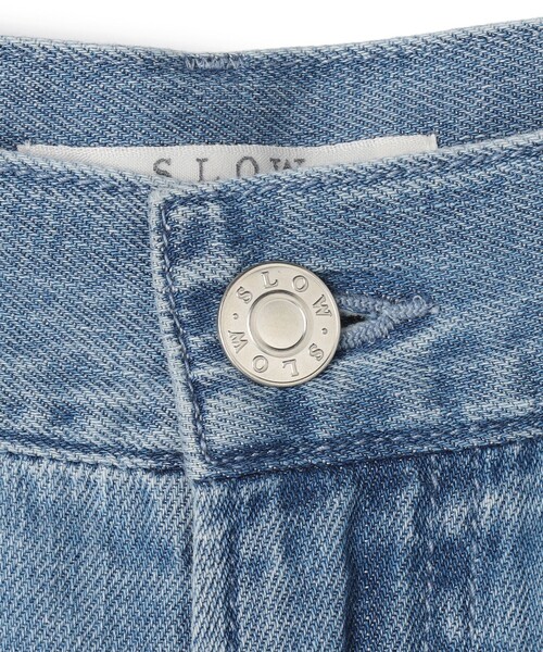 23区(ニジュウサンク)の「LIGHT DENIM ワイド パンツ(デニムパンツ・レディース・スカイブルー系・38)」の5枚目の写真