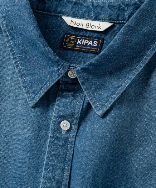 NONBLANK(ノンブランク)の「ウォッシングデニムLSシャツ_ライトブルー(シャツ/ブラウス・メンズ・ライトブルー・MEDIUM/LARGE/X-LARGE/SMALL)」の4枚目の写真
