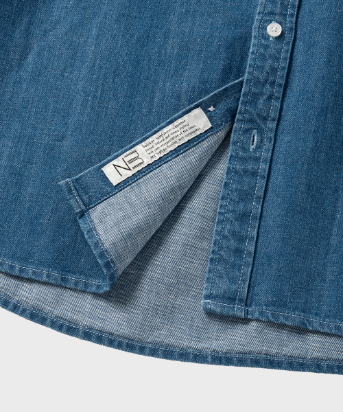 NONBLANK(ノンブランク)の「ウォッシングデニムLSシャツ_ライトブルー(シャツ/ブラウス・メンズ・ライトブルー・MEDIUM/LARGE/X-LARGE/SMALL)」の8枚目の写真