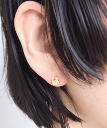 gargle（ガーグル）の「gargle ガーグル：STAINLESS ステンレスシリーズ　アヒル　ピアス（ピアス（両耳用））」