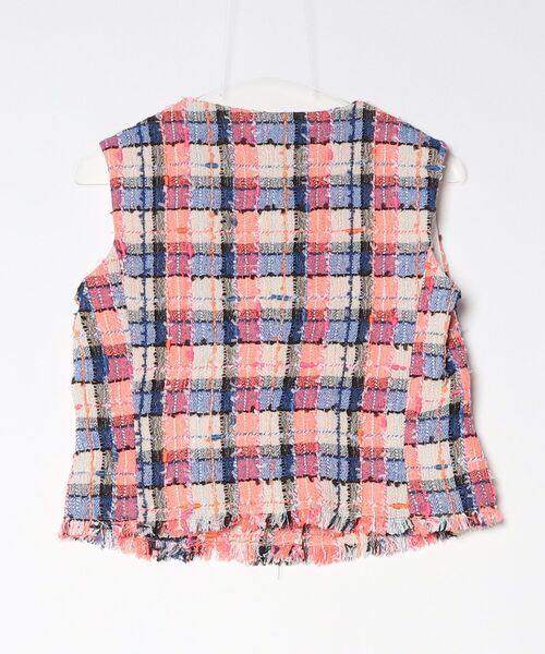 DOUBLE STANDARD CLOTHING（ダブルスタンダードクロージング）の「サマーツイード チェックベスト（シャツ/ブラウス・レディース・ベージュ・38/36）」の13枚目の写真