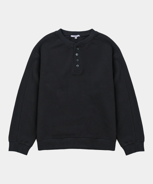 SLOWACID（スローアシッド）の「ウォッシュドヘンリーネックスウェットシャツ[ブラック]（スウェット・レディース・その他・SMALL/MEDIUM/LARGE）」の3枚目の写真