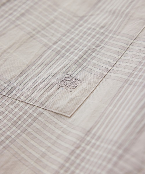 SALON adam et rope'(サロン アダム エ ロペ)の「エンザイムコットンオープンカラーシャツ / FABRICA(シャツ/ブラウス・レディース・ブルー系その他4/ベージュ・FREE)」の19枚目の写真