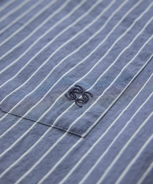 SALON adam et rope'(サロン アダム エ ロペ)の「エンザイムコットンオープンカラーシャツ / FABRICA(シャツ/ブラウス・レディース・ブルー系その他4/ベージュ・FREE)」の21枚目の写真