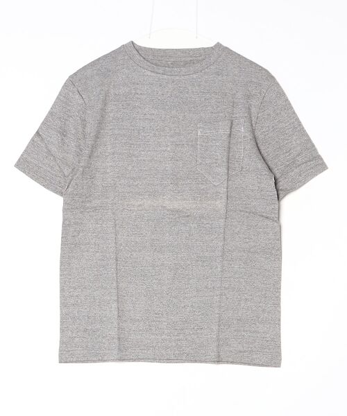 Sanca（サンカ）の「【Sanca】サンカ/ TWIST 天竺 POCKET CREW（Tシャツ/カットソー・メンズ・グリーン/ライム/レッド/オリーブ/グレー/サックスブルー/ブラウン・2/3）」の2枚目の写真