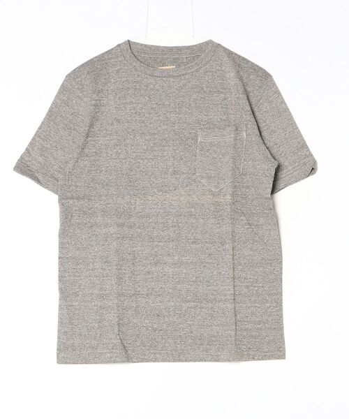 Sanca(サンカ)の「【Sanca】サンカ/ TWIST 天竺 POCKET CREW(Tシャツ/カットソー・メンズ・グリーン/ライム/レッド/オリーブ・2/3)」の2枚目の写真
