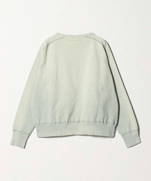 concause(コンコース)の「<concause> Crewneck Sweat Shirt/スウェットシャツ(スウェット・メンズ・ブラック/オフホワイト/ケリーグリーン・4/5)」の4枚目の写真