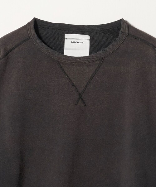 concause(コンコース)の「<concause> Crewneck Sweat Shirt/スウェットシャツ(スウェット・メンズ・ブラック/オフホワイト/ケリーグリーン・4/5)」の11枚目の写真