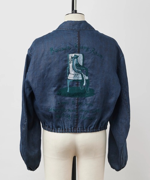 SHINYAKOZUKA/シンヤコズカ】KAPPOGI SLEEVES WITH EMBROIDERY (ISSUE