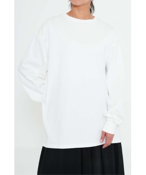 HEART MARKET(ハートマーケット)の「スリットゆったりチュニック(Tシャツ/カットソー・レディース・ブラック系/チャコール/ホワイト/ライム/ピンク/ブルー・FREE)」の1枚目の写真