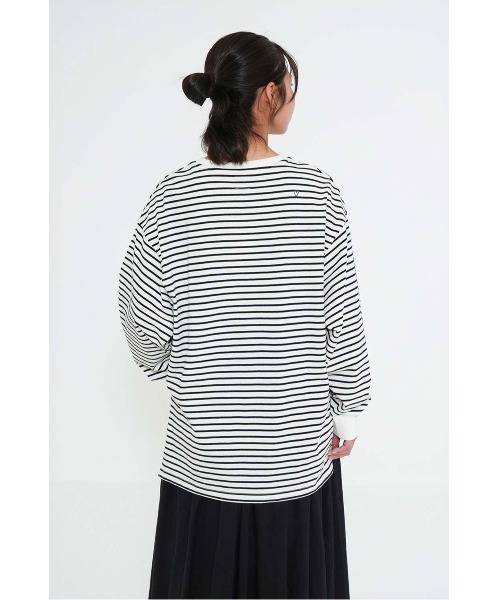 HEART MARKET(ハートマーケット)の「スリットゆったりチュニック(Tシャツ/カットソー・レディース・ブラック系/チャコール/ホワイト/ライム/ピンク/ブルー・FREE)」の12枚目の写真