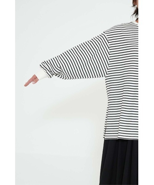 HEART MARKET(ハートマーケット)の「スリットゆったりチュニック(Tシャツ/カットソー・レディース・ブラック系/チャコール/ホワイト/ライム/ピンク/ブルー・FREE)」の19枚目の写真
