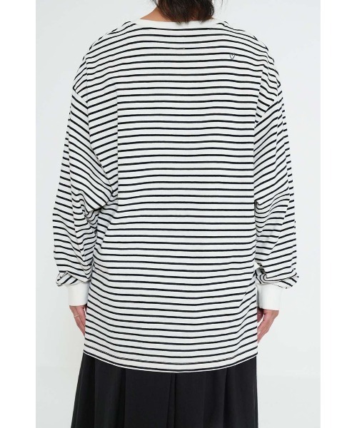 HEART MARKET(ハートマーケット)の「スリットゆったりチュニック(Tシャツ/カットソー・レディース・ブラック系/チャコール/ホワイト/ライム/ピンク/ブルー・FREE)」の18枚目の写真