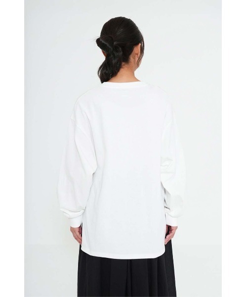 HEART MARKET(ハートマーケット)の「スリットゆったりチュニック(Tシャツ/カットソー・レディース・ブラック系/チャコール/ホワイト/ライム/ピンク/ブルー・FREE)」の15枚目の写真
