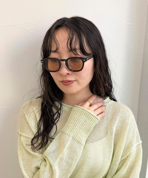 fredy emue（フレディエミュ）の「ブラックセルウエリントンサングラス（サングラス・レディース・チャコールグレー/ブラウン・FREE）」の9枚目の写真