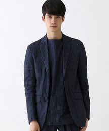 ABAHOUSE | 【セットアップ対応】ストレッチリネン　2ボタンジャケット(テーラードジャケット)