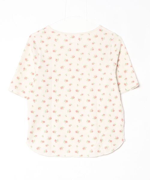 JEMORGAN(ジェーイーモーガン)の「"04"≪JEMORGAN≫パックT ワッフル 花柄 ハーフスリーブ Tシャツ(Tシャツ/カットソー・レディース・ブラック系1/ネイビー系1/ブルー系1/パープル系1/ピンク系1・FREE)」の11枚目の写真