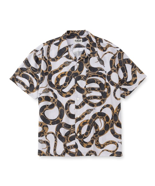 CALEE(キャリー)の「ALLOVER SNAKE PATTERN S/S SH(Tシャツ/カットソー・メンズ・ホワイト系その他・SMALL/MEDIUM/LARGE/X-LARGE/XX-LARGE)」の2枚目の写真