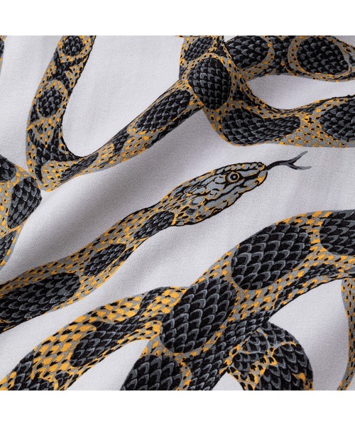 CALEE(キャリー)の「ALLOVER SNAKE PATTERN S/S SH(Tシャツ/カットソー・メンズ・ホワイト系その他・SMALL/MEDIUM/LARGE/X-LARGE/XX-LARGE)」の8枚目の写真
