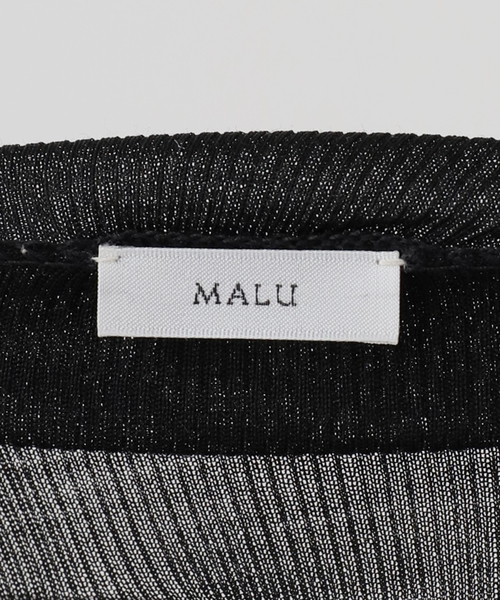 FRAMeWORK(フレームワーク)の「MALU olivia 2way SILKスクープネック ロンTEE(Tシャツ/カットソー・レディース・アイボリー/ブラック・FREE)」の9枚目の写真