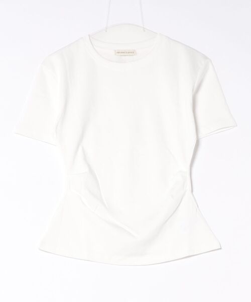 DECADE CLASSIC（ディケイド クラシック）の「DECADE CLASSIC ウエストタックTシャツ（Tシャツ/カットソー・レディース・ホワイト/ブラック・FREE）」の19枚目の写真