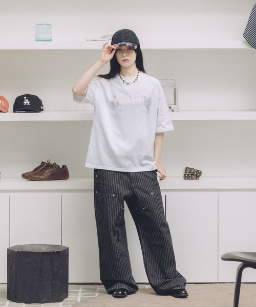 THRASHER(スラッシャー)の「THRASHER×MSG 別注 ラインストーンTシャツ(Tシャツ/カットソー・メンズ・ブラック系/ブルー系/ホワイト/グレー系/ブラック・S/M/L/XL)」の18枚目の写真