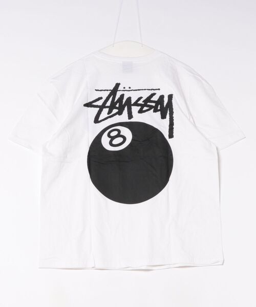 STUSSY（ステューシー）の「【STUSSY】ステューシー 8BALL HALF T-SHIRTS ロゴ 半袖 Tシャツ/ 1905103（Tシャツ/カットソー・レディース・ホワイト/ブラック・LARGE/X-LARGE/MEDIUM）」の4枚目の写真