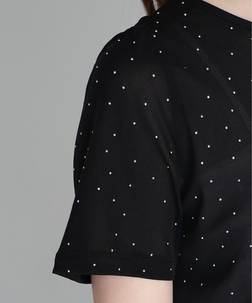 tiptop（ティップトップ）の「前後2wayリボン半袖Tシャツ（Tシャツ/カットソー・レディース・ブラック系その他/ホワイト系その他/ブラック/アイボリー・FREE）」の13枚目の写真