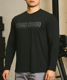 KHAKI GRADO（カーキグラド）の「K.A.G シグネチャー1 レギュラーフィット ロングスリーブ (ブラック)（Tシャツ/カットソー）」
