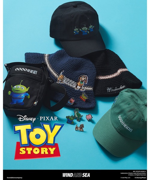 WIND AND SEA（ウィンダンシー）の「TOY STORY x WDS VINTAGE CAP（キャップ・メンズ・ブラック・FREE）」の2枚目の写真