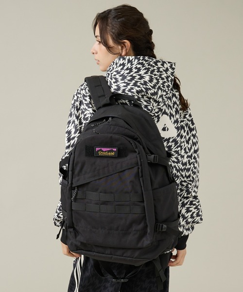 Overland(オーバーランド)の「【OverLand EQUIPMENTオーバーランドイクイップメント 】バックパック BACK PACK/ OL-256002 / 32L(バックパック/リュック・メンズ・カーキ/ブラック/ベージュ・フリー)」の4枚目の写真