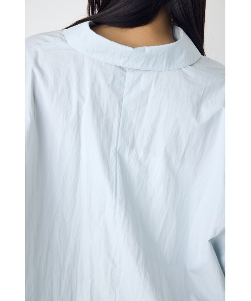 AZUL by moussy（アズールバイマウジー）の「フロントタック半袖ドルマンブラウス（シャツ/ブラウス・レディース・オフホワイト/サックスブルー/イエロー/ストライプ・SMALL/MEDIUM）」の21枚目の写真
