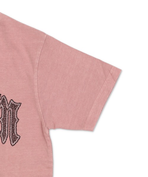 SPINNS(スピンズ)の「“キラッとロゴで差つく” 短丈半袖Tシャツ/ラインストーン(Tシャツ/カットソー・メンズ・ホワイト/ブラック系その他/ブラック/ピンク系その他・ONESIZE)」の14枚目の写真