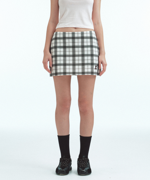 Rest&Recreation（レストアンドレクリエーション）の「RR CHECK MINI SKIRT - IVORY（スカート・レディース・その他・SMALL/MEDIUM）」の3枚目の写真