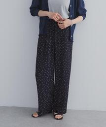 リネンツイル タックワイドパンツ（その他パンツ）｜BACCA（バッカ）の