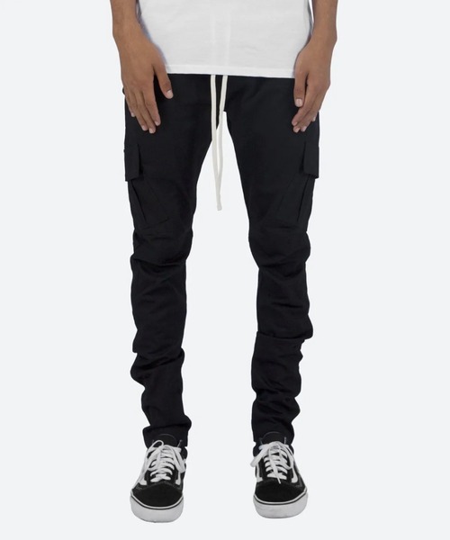 mnml(ミニマル)の「mnml【ミニマル】-CARGO DRAWCORD PANTS SLIM FIT(その他パンツ・メンズ・ブラック・M/L/XL)」の2枚目の写真