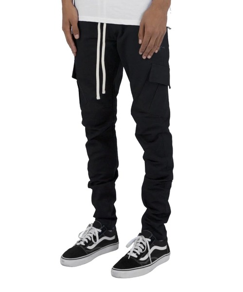 mnml(ミニマル)の「mnml【ミニマル】-CARGO DRAWCORD PANTS SLIM FIT(その他パンツ・メンズ・ブラック・M/L/XL)」の3枚目の写真