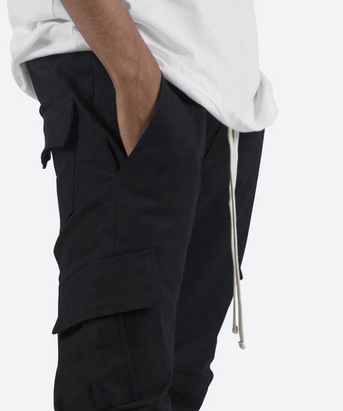 mnml(ミニマル)の「mnml【ミニマル】-CARGO DRAWCORD PANTS SLIM FIT(その他パンツ・メンズ・ブラック・M/L/XL)」の6枚目の写真