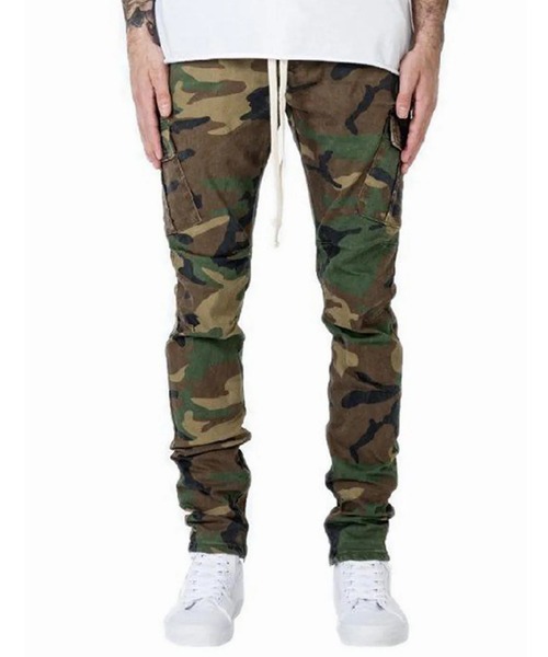 mnml(ミニマル)の「mnml【ミニマル】-CARGO DRAWCORD PANTS SLIM FIT(その他パンツ・メンズ・ブラック/カモフラージュ・M/L/XL/S)」の8枚目の写真