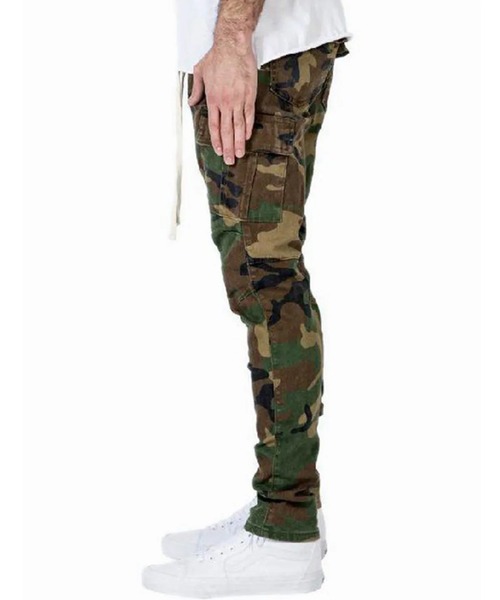 mnml(ミニマル)の「mnml【ミニマル】-CARGO DRAWCORD PANTS SLIM FIT(その他パンツ・メンズ・ブラック/カモフラージュ・M/L/XL/S)」の9枚目の写真