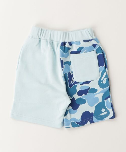 A BATHING APE(アベイシングエイプ)の「ABC CAMO MILO SHARK SWEAT SHORTS(スウェットパンツ・キッズ・ピンク/ブルー/イエロー・110/90/140/130/100/120)」の7枚目の写真