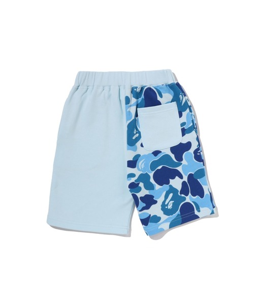 A BATHING APE(アベイシングエイプ)の「ABC CAMO MILO SHARK SWEAT SHORTS(スウェットパンツ・キッズ・ピンク/ブルー/イエロー・110/90/140/130/100/120)」の4枚目の写真